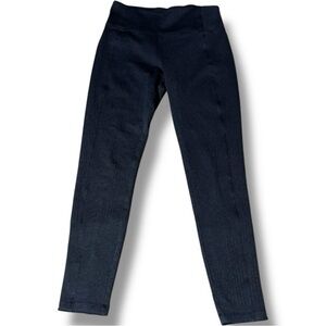 Athleta Dark Gray Printed Knit Leggings